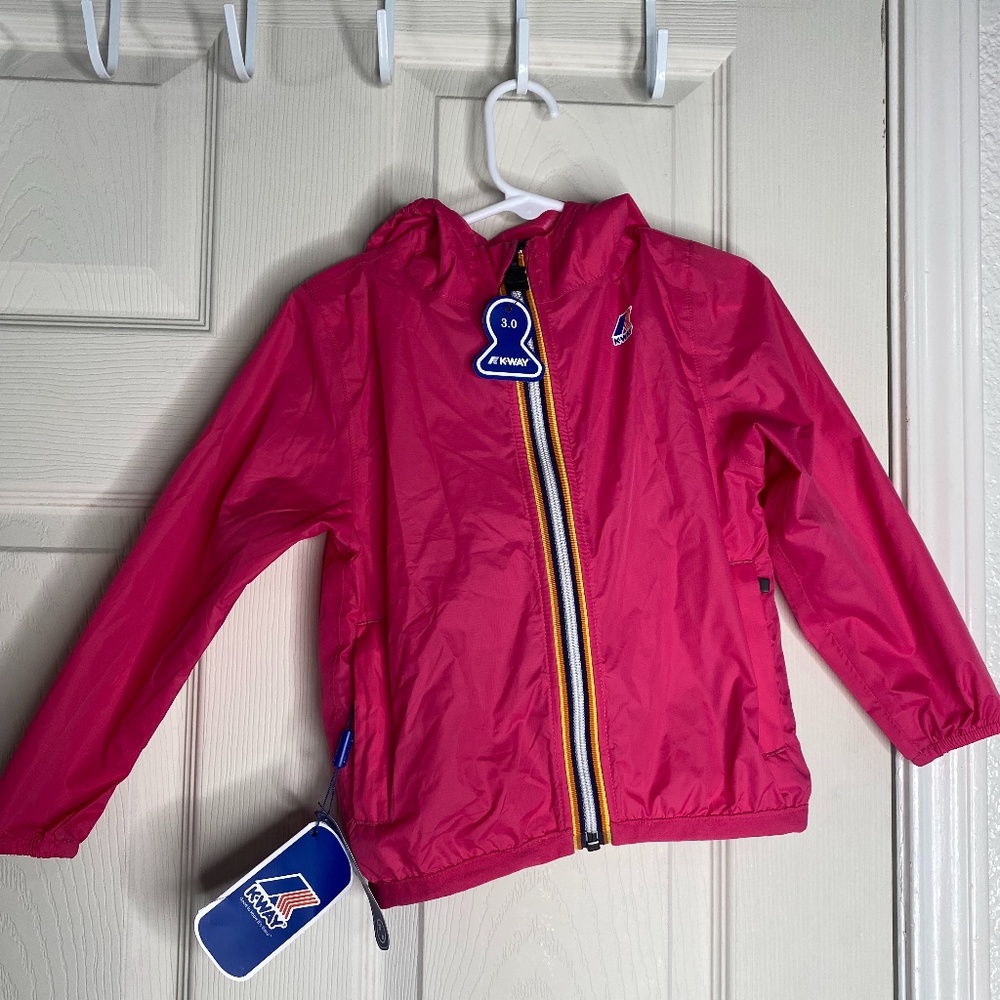 NWT K-Way Le Vrai 3.0 Claude Classic Fuchsia